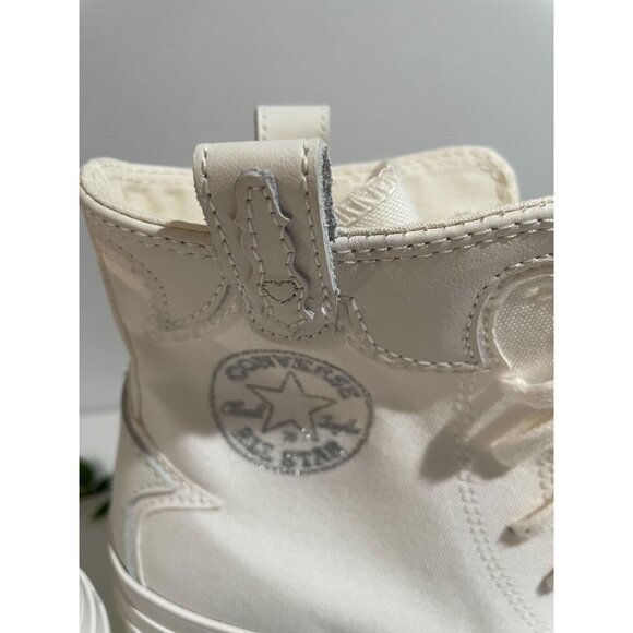 CONVERSE Chuck 70 De Luxe Heel Western Hi Platform A10335C Size Women’s 10.5 Whi - Picture 7 of 16